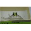 Image 1 : .925 SILVER GREEN PERIDOT & CZ RING - SIZE 9