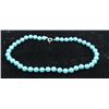 Image 1 : SKY BLUE SEA SHELL PEARL NECKLACE - 10MM