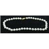 Image 1 : GRAY SEA SHELL PEARL NECKLACE - 10MM