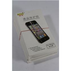 PACK OF 20 I PHONE 4G SCREEN PROTECTERS