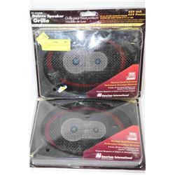 SET OF NEW DELUXE 6x9 SPEAKER GRILLS