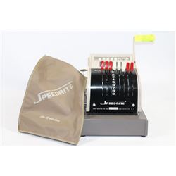 VINTAGE SPEEDRITE CHEQUE WRITER