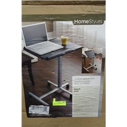 MOBILE LAPTOP CART W/SIDE SHELF -