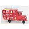 Image 1 : WOODEN TRUCK CHRISTMAS COUNTDOWN CHOCOLATE