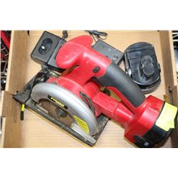 POWERMAX 18 VOLT CORDLESS CIRCULAR SAW W EXTRA