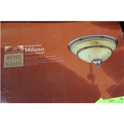 NEW MILANO FLUSH-MOUNT LIGHT FIXTURE,