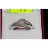 Image 1 : STERLING SILVER DIAMOND (0.66CT) RING