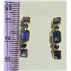 Image 4 : 14KT GOLD SAPPHIRE (4.0CT) & BLUE DIAMOND (0.30CT)