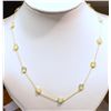 Image 1 : 14KT GOLD OPAL NECKLACE