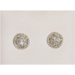 14KT WHITE GOLD DIAMOND (0.16CT) W/ 78 SINGLE CUT