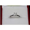 Image 1 : 14KT WHITE GOLD DIAMOND (0.40CT) RING