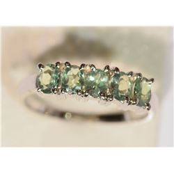 10KT WHITE GOLD ALEXANDRITE (0.75CT) RING