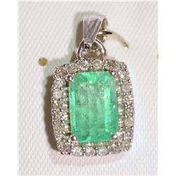 14KT GOLD EMERALD (1.89CT) & DIAMOND (0.32CT)
