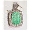 Image 1 : 14KT GOLD EMERALD (1.89CT) & DIAMOND (0.32CT)