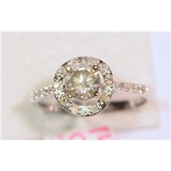 14KT WHITE GOLD DIAMOND (0.63CT) RING