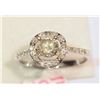 Image 2 : 14KT WHITE GOLD DIAMOND (0.63CT) RING