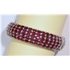 Image 1 : STERLING SILVER RUBY (50.0CT) BANGLE