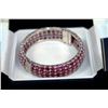 Image 2 : STERLING SILVER RUBY (50.0CT) BANGLE