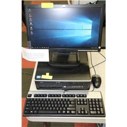 BUSINESS CLASS HP iNTEL i3/4GB/ WIN 10 PRO DESKTOP
