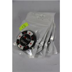 NEW POKER STARS POKER CHIP USB FLASH DRIVE X5