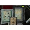 Image 1 : SET OF 3 FISHING THEMED PICTURES - 2 SHADOWBOX &