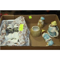 PAIR OF PILSBURY 1997 SALT & PEPPER SHAKERS, TWO