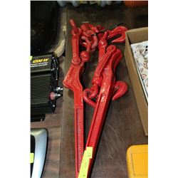 2 RED BOOMERS - 5/16 IN. TO 3/8 IN.