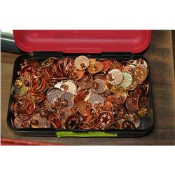 LARGE ASSORTMENT OF COPPER PINS