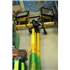 Image 1 : DUAL WORK SIT HALOGEN LIGHTING ON YELLOW TRIPOD