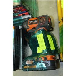 NEW RIGID 18V CORDLESS IMPACT DRIVER WITH CHARGER