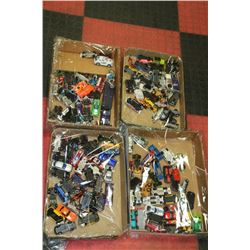 FLAT OF UNRESEARCHED DIE CAST CARS X4