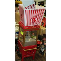NOSTALGIC POPCORN MAKER & POPCORN BOWLS