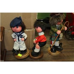 3 HANDCRAFTED ANNI DOLLS-BY ANNI HAUPT