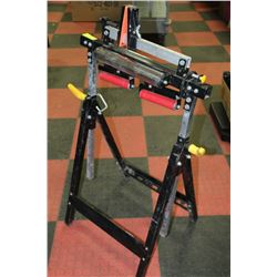 FOLD-OPEN VICE ROLLER STAND, ADJUSTABLE