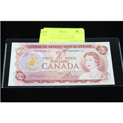 GEM UNC 1974 TWO DOLLAR BANKNOTE DARK INK ISSUE