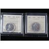 Image 1 : NON CIRC ISSUE ICCS CERT PROOF 65 1963 & 1965 X2