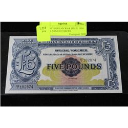 GEM UNC KOREAN WAR ISSUE 1950 BRITISH ARMED FORCES