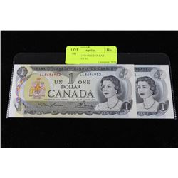 GEM UNC 1973 ONE DOLLAR BANKNOTES X2