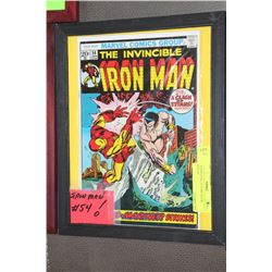 IRONMAN NO. 54 COMIC BOOK DISPLAY