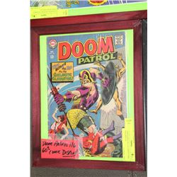 DOOM PATROL NO. 116 1960'S COMIC BOOK DISPLAY