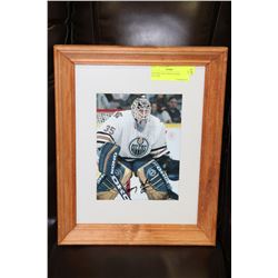 FRAMED ANDY MOOG SIGNED PICTURE