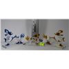 Image 1 : SET OF 3 GLASS DRAGON ORNAMENTS