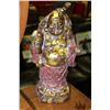 Image 1 : BUDDHA PAINTED STATUETTE
