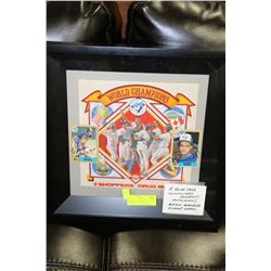 2 BLUE JAYS GUARANTEED AUTHENTIC AUTOGRAPHS