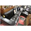 Image 1 : NEW BLACK LEATHERETTE L SHAPED SECTIONAL