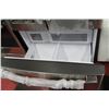 Image 3 : GE STAINLESS STEEL DOUBLE DOOR FRIDGE WITH