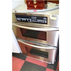 KITCHEN AID STAINLESS STEEL DOUBLE WALL OVEN