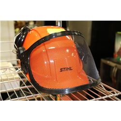 STIHL CHAINSAW HELMET WITH FACE GUARD AND