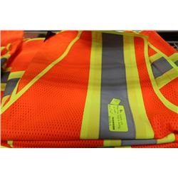 ORANGE /LIME CLASS 2 SAFETY VEST SIZE MENS L