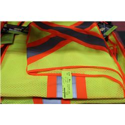 ORANGE/LIME CLASS 2 SAFETY VEST SIZE MENS S